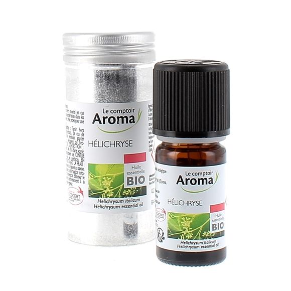 Huile essentielle Hélichryse bio Le Comptoir Aroma - flacon de 5ml