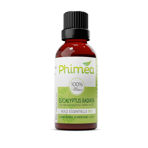 Huile essentielle d'eucalyptus radié bio Phimea - flacon de 30 ml
