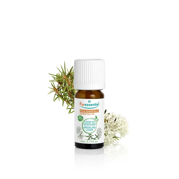 Huile essentielle lédon du groenland bio Puressentiel - flacon de 5ml