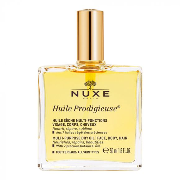 Huile prodigieuse huile sèche visage, corps et cheveux Nuxe - flacon de 50 ml