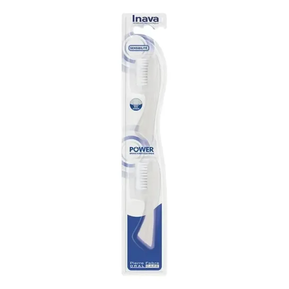 Power brossette recharge sensibilité Inava - 2 brossettes