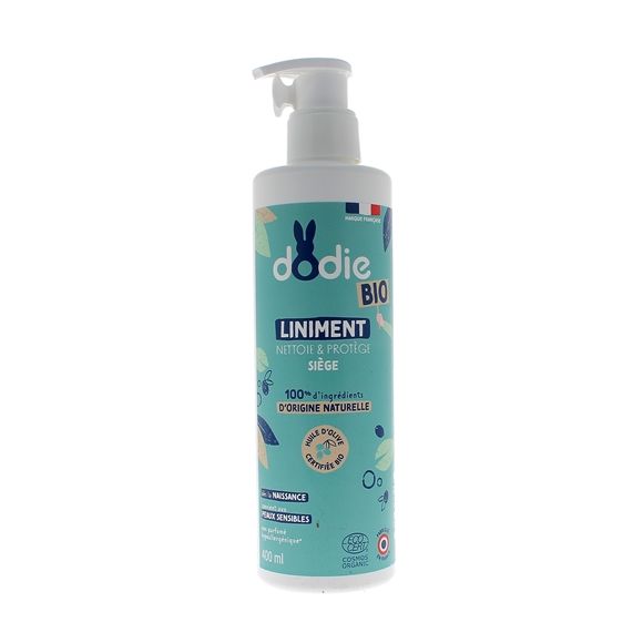 Liniment siège bio Dodie - flacon pompe de 400ml