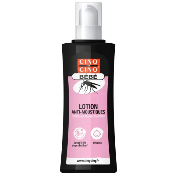 Lotion anti-moustiques bébé Cinq sur Cinq - spray de 100ml