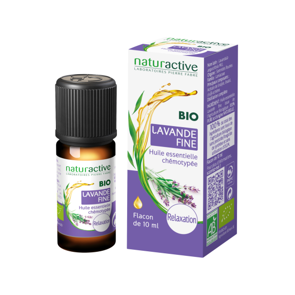 Huile essentielle de Lavande fine BIO Naturactive - flacon de 10 ml