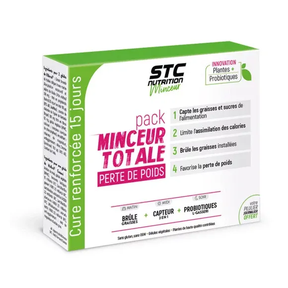 Pack minceur total STC Nutrition - boite de 30 gélules