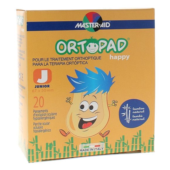 Pansement ophtalmique Happy Ortopad - boîte de 20 pansements
