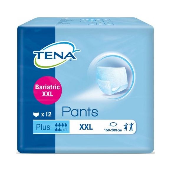 Pants Bariatric Plus taille XXL Tena - paquet de 12 protections