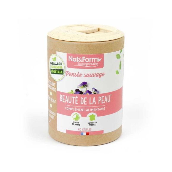 Pensée sauvage Ecoresponsable Nat&Form - Boite de 60 gélules