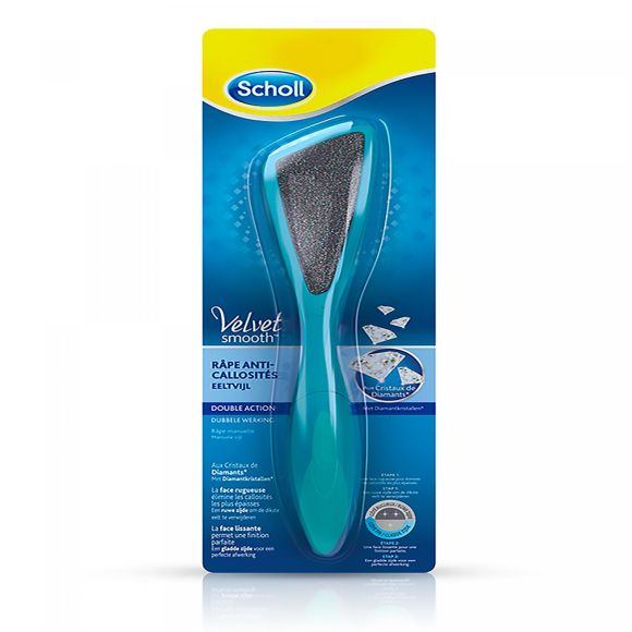 Velvet Smooth Râpe anti-callosités Scholl - une râpe