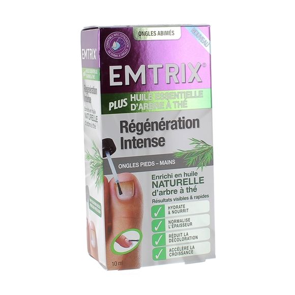 Régénération Intense ongles abîmés huile essentielle d’arbre à thé Emtrix - flacon de 10ml