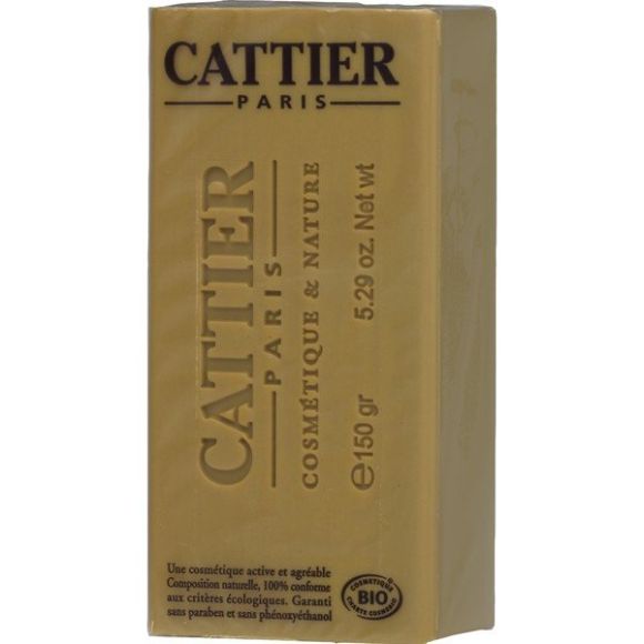Savon doux végétal Argimiel BIO Cattier - pain de 150 g