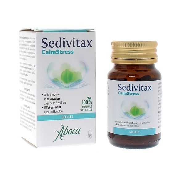 Sedivitax Calmstress Aboca - boîte de 30 gélules