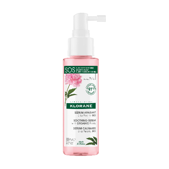 Sérum SOS apaisant anti-irritant à la Pivoine Klorane - flacon de 100 ml