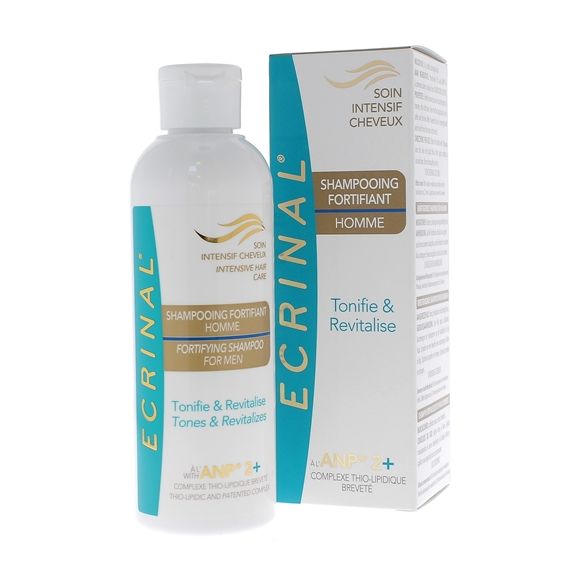 Shampooing fortifiant homme ANP 2+ Ecrinal - flacon de 200 ml