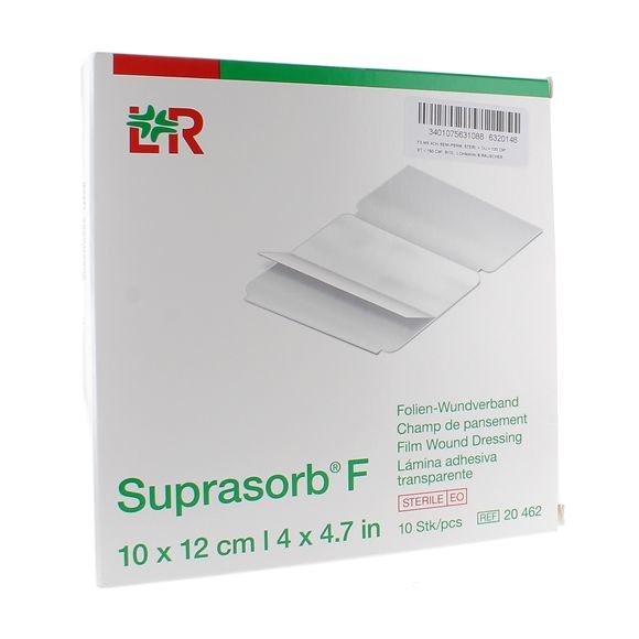 Suprasorb F Champ de pansement 10x12cm Lohmann & Rauscher - 10 pièces