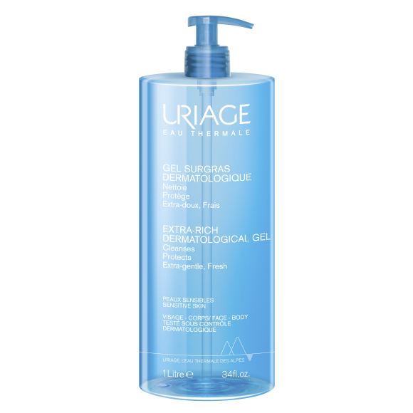 Gel surgras dermatologique Uriage - flacon de 1 L