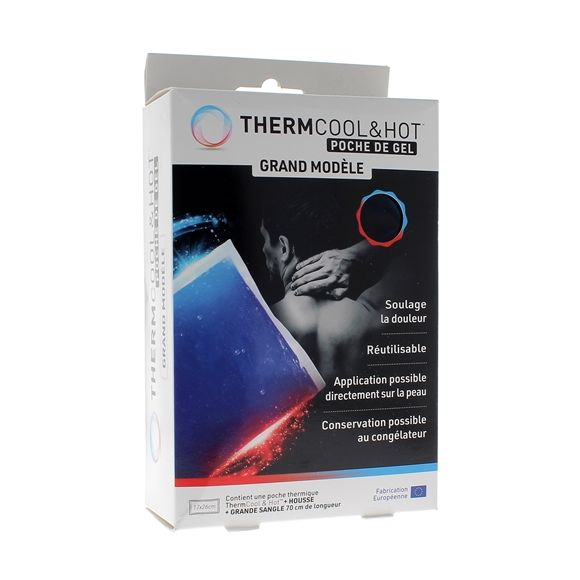 Thermcool&hot Poche de gel grand modèle - boîte d'une poche de 17x26cm