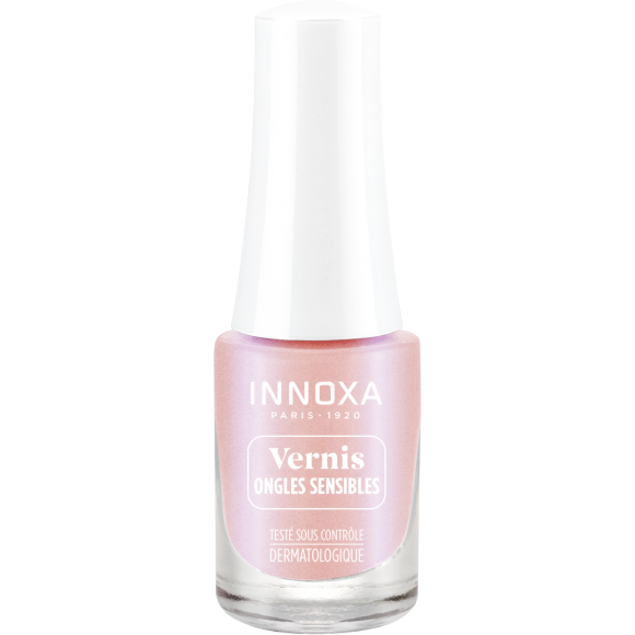 Vernis à ongles hypoallergénique Rose Bleuté 102 Innoxa - flacon de 5ml