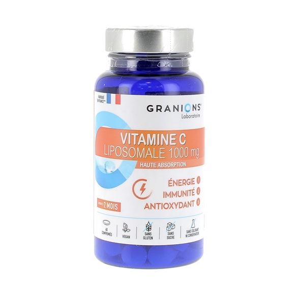 Vitamine C liposomale 1000mg Granions - boîte de 60 comprimés