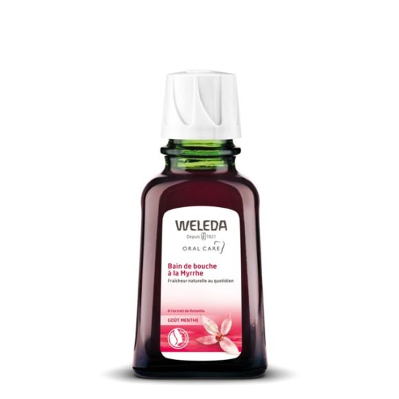 Bain de bouche à la myrrhe Weleda - flacon de 50 ml