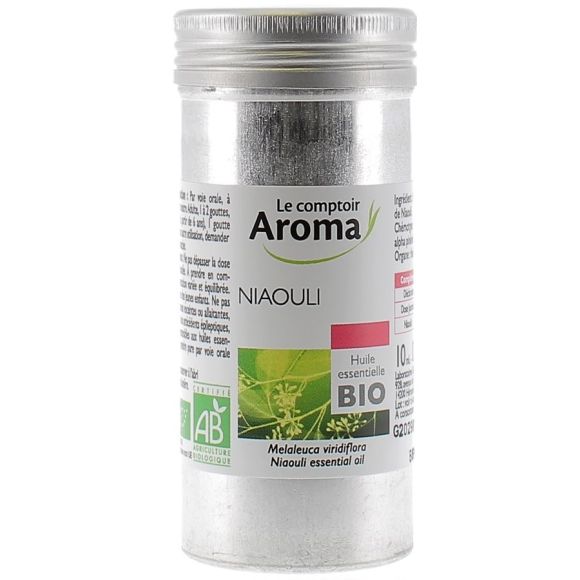 Huile essentielle de Niaouli Bio Le comptoir Aroma - flacon de 10 ml