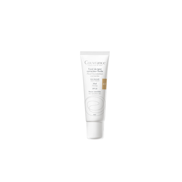 Couvrance fond de teint correcteur fluide miel 4.0 Avène - Tube de 30 ml