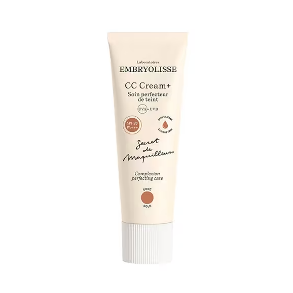 CC cream+ soin perfecteur de teint Embryolisse - tube de 30ml - Doré
