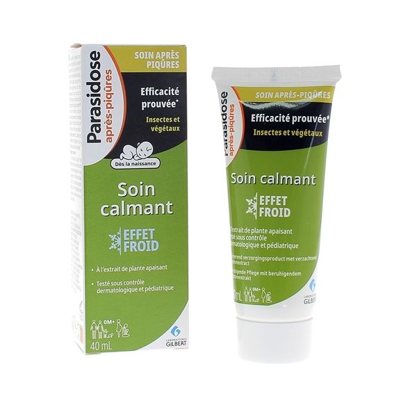 Soin calmant après piqure d'insectes Parasidose - tube de 40 ml