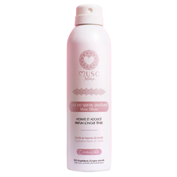 Lait en spray parfumé l'irrésistible Musc Initme - spray de 200ml