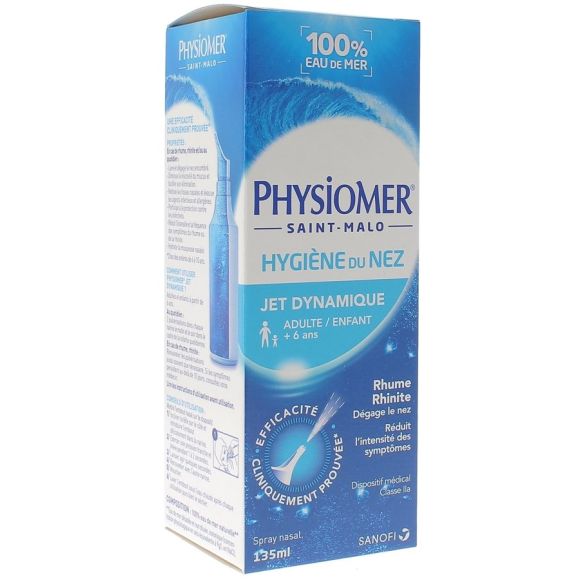 Physiomer hygiène du nez jet dynamique - spray de 135 ml