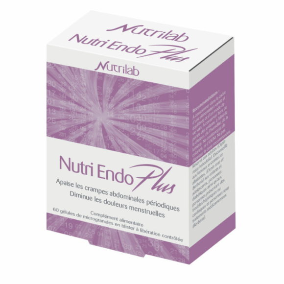 Nutri Endo Plus douleurs menstruelles Nutrilab - boite de 60 gélules