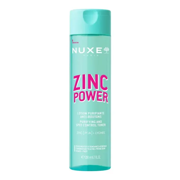 Zinc Power lotion purifiante anti-boutons Nuxe - flacon de 200ml