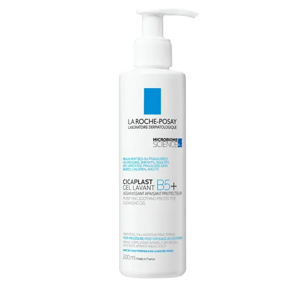 Cicaplast lavant B5 La Roche-Posay - flacon pompe de 200 ml