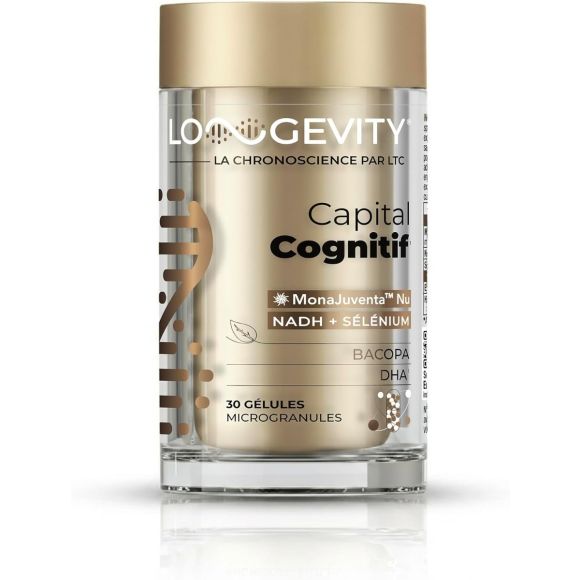Longevity capital cognitif Les 3 Chênes - pot de 30 gélules