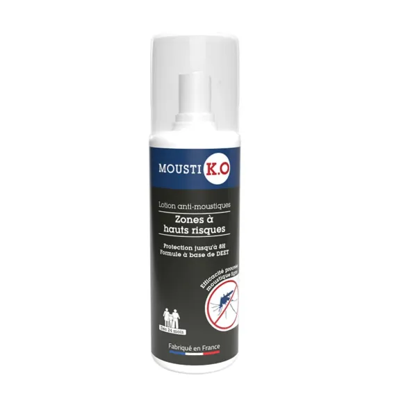 Mousti K.O lotion anti-moustiques Marque Verte - spray de 100ml