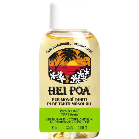 Pur monoï tahiti parfum tiaré Hei Poa - flacon de 30ml