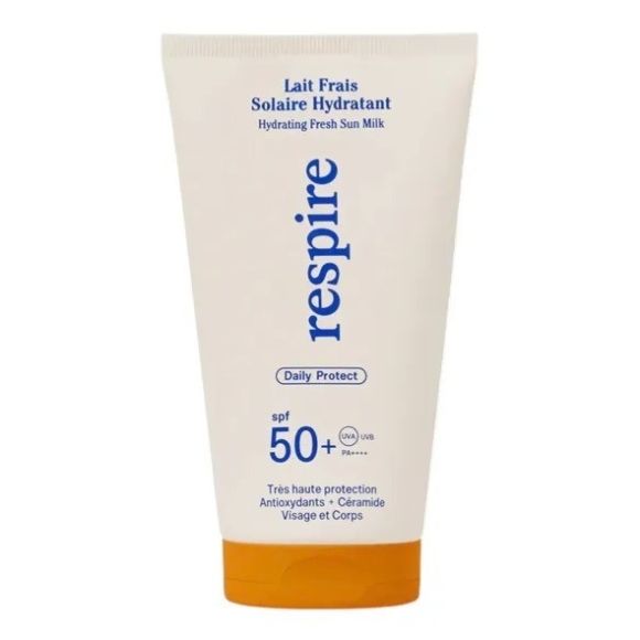 Lait frais solaire hydratant SPF50+ Respire - tube de 150ml