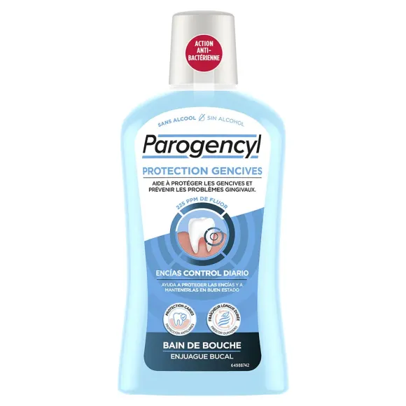 Bain de bouche Protection gencives Parogencyl - flacon de 500ml