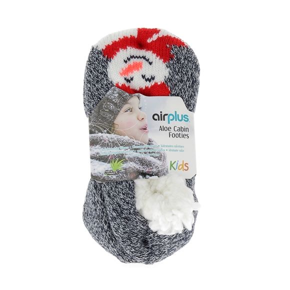 Aloe Cabin Footies Chaussons hydratants Kids Airplus - une paire
