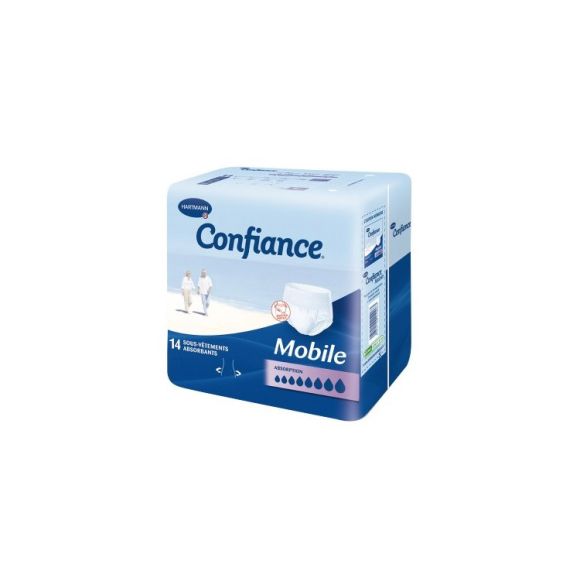 Confiance mobile absorption 10 taille XL - 14 sous-vêtements absorbants