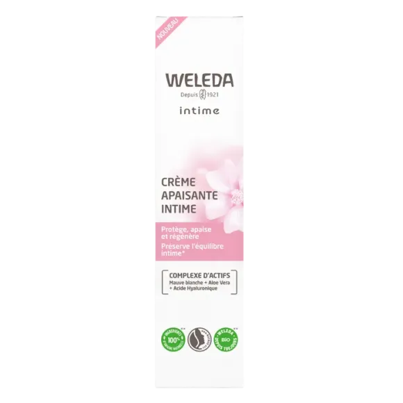 Crème apaisante intime bio Weleda - tube de 30 ml