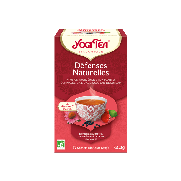 Défenses naturelles bio Yogi Tea - boite de 17 sachets 