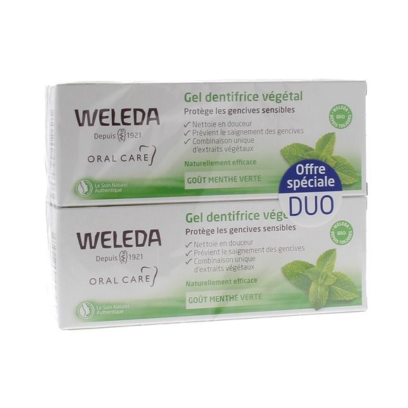 Gel dentifrice végétal Weleda