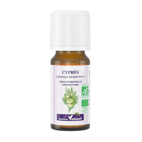 Huile essentielle Cyprès Bio Dr Valnet - flacon de 10 ml