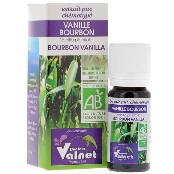 Huile essentielle Vanille extrait Bio Dr Valnet - 10 ml
