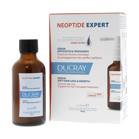 Neoptide Expert Sérum antichute et croissance Ducray - lot de 2 sprays de 50 ml
