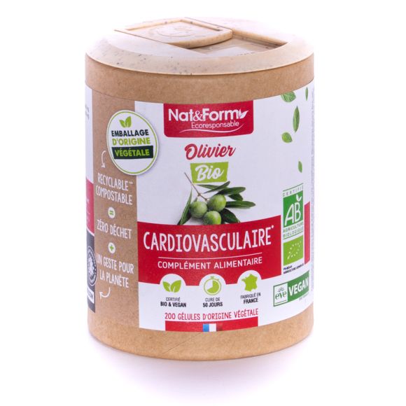 Olivier Bio Ecoresponsable Nat&Form - Boite de 200 gélules