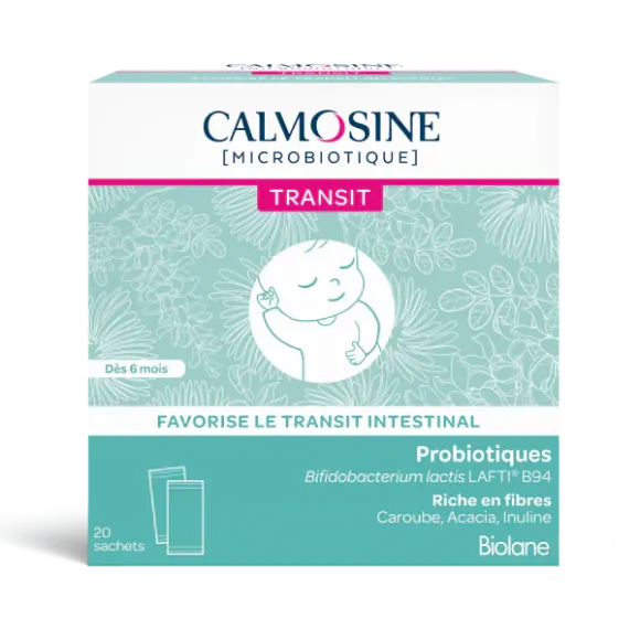 Probiotiques Transit intestinal Calmosine - boite de 20 sachets