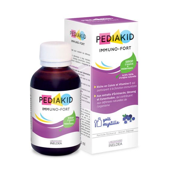 Pediakid Immuno-Fort goût myrtille – 125 ml